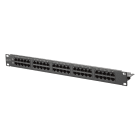 METZ CONNECT - UAE 50x8 Cat.3 Patchfeld Stahlblech schwarz