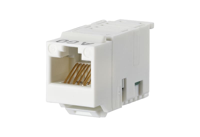 METZ CONNECT - UTP modul 8(8) Cat.6 perlweiß RAL1013