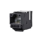 METZ CONNECT - UTPmodul Kat.6A 1xRJ45 Modul Keystone in 12 Stk-Pkg schwarz