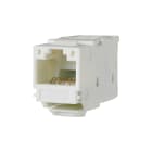 METZ CONNECT - UTPmodul Kat.6A 1xRJ45 Modul Keystone in 12 Stk-Pkg perlweiß