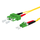 METZ CONNECT - OpDAT PK SCDAPC/LCDAPC E9/125 OS2 BR 2x2,0 mm gelb 1,0 m