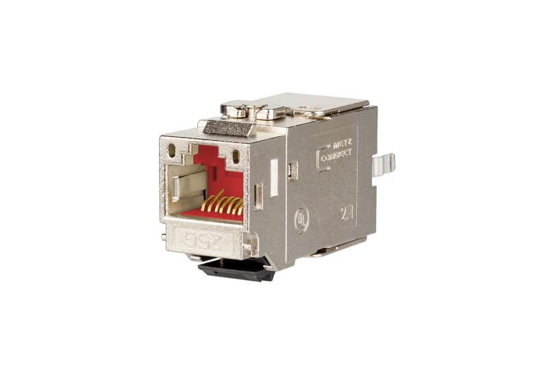 METZ CONNECT - 25Gmodul 1xRJ45 Modul Kat.6A Bauform Keystone