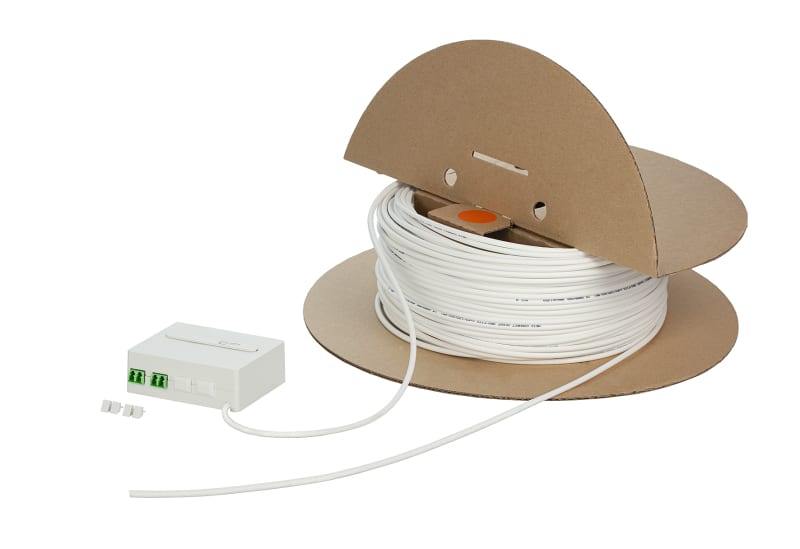METZ CONNECT - FiTH LWL Dose OpDAT VADT 4xLC APC OS2 vorkonfektioniert 100m
