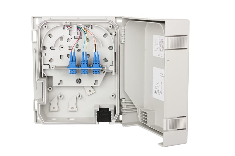 METZ CONNECT - FiTH Hausübergabepunkt  6xLC-D UPC OS2 splice ohne Schloss