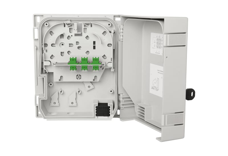 METZ CONNECT - FiTH Hausübergabepunkt  6xLC-D APC OS2 VIK mit Schloss