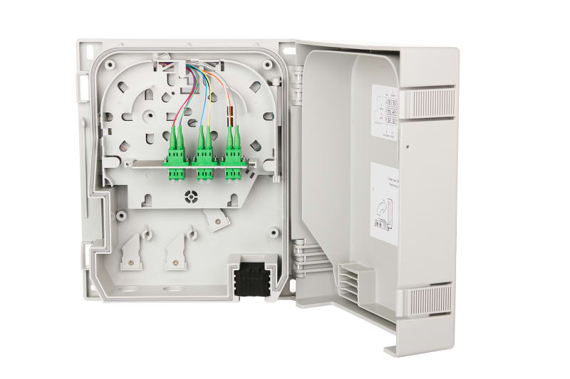 METZ CONNECT - FiTH Hausübergabepunkt 6xLC-D APC OS2 splice ohne Schloss