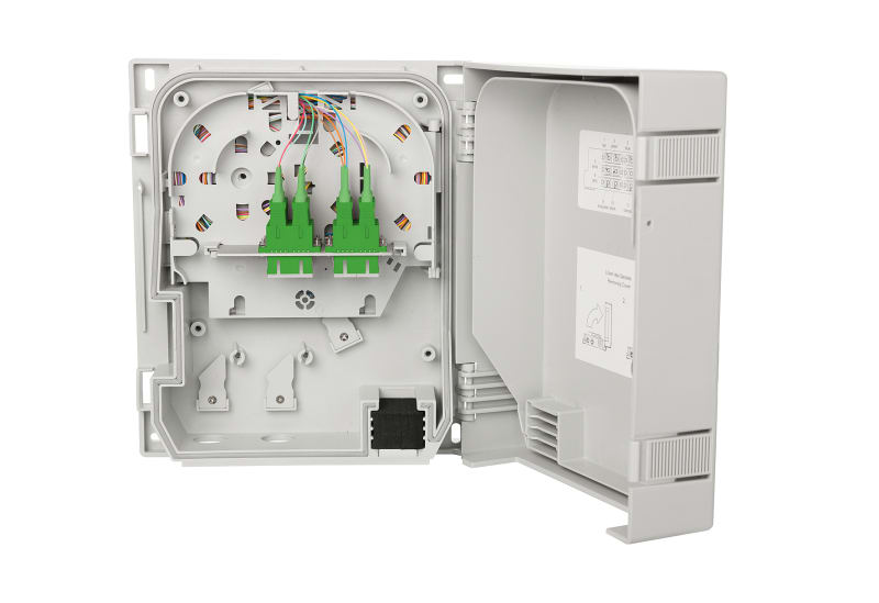 METZ CONNECT - FiTH Hausübergabepunkt  6xSC-D APC OS2 splice ohne Schloss