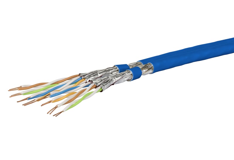 METZ CONNECT - Datenkabel Kat.7 Duplex S/FTP 2x(4x2xAWG23/1) LSHF Eca 500m