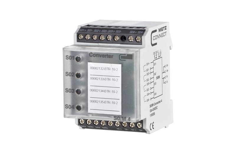 METZ CONNECT - S0/M Converter 4-fach