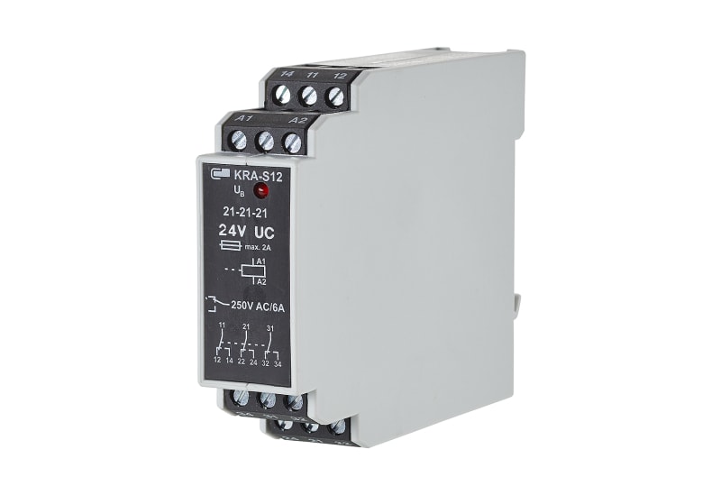 METZ CONNECT - KRA-S12/21-21-21, 3 Wechsler, 24 V AC/DC
