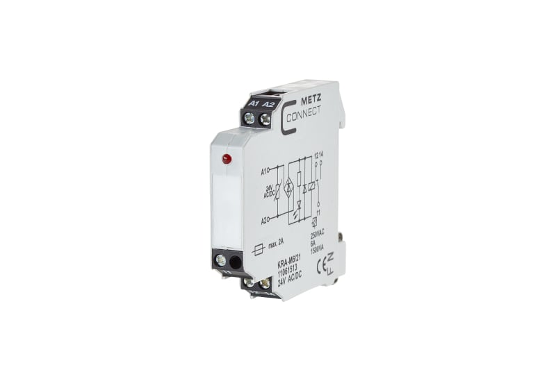 METZ CONNECT - KRA-M6/21, 1 Wechsler, 24 V AC/DC