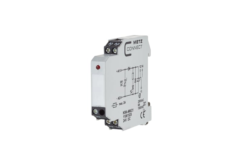 METZ CONNECT - KRA-M6/21, 1 Wechsler, 24 V DC