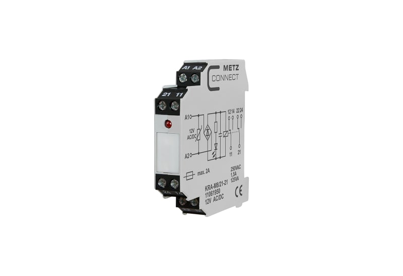 METZ CONNECT - KRA-M8/21-21, 2 Wechsler, 12V AC/DC
