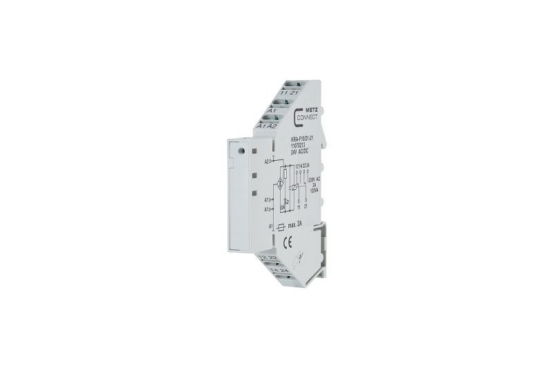METZ CONNECT - KRA-F10/21-21, 2 Wechsler, 24 V AC/DC