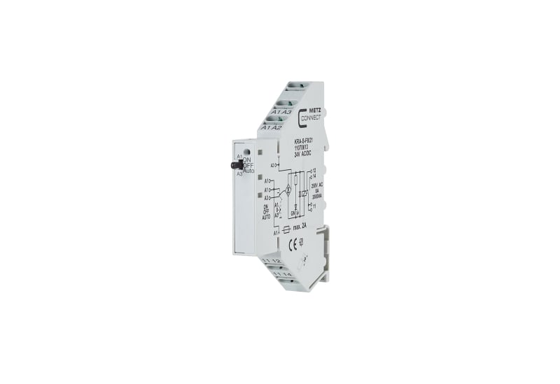 METZ CONNECT - KRA-S-F8/21, 1 Wechsler, 24 V AC/DC