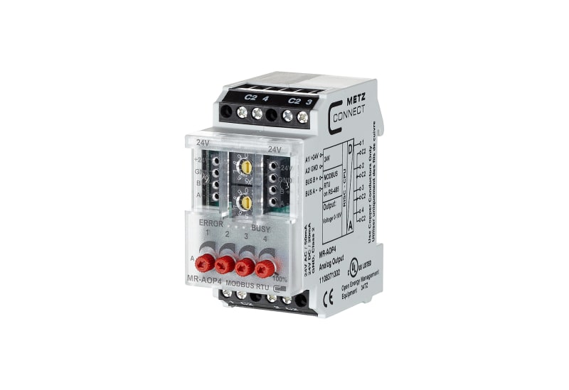 METZ CONNECT - MR-AOP4 Modbus RTU