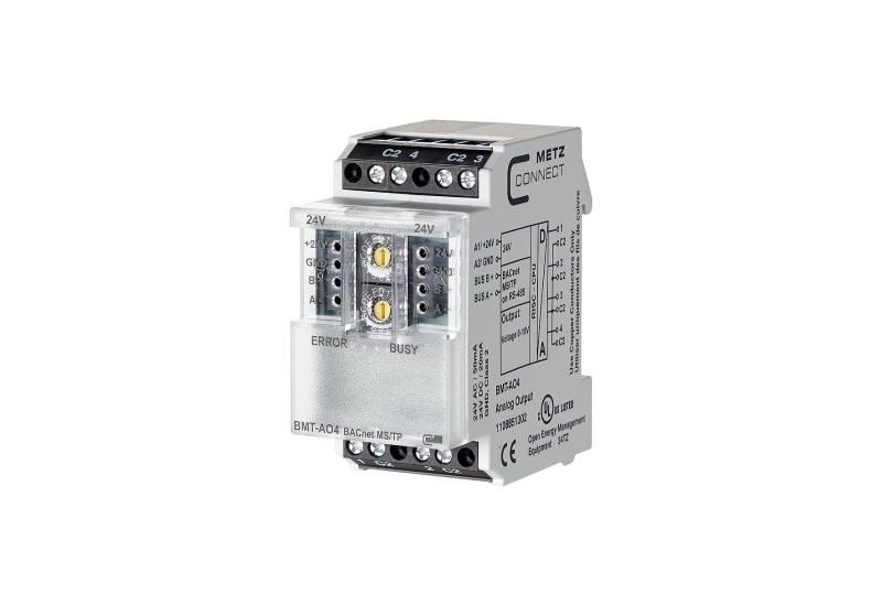 METZ CONNECT - BMT-AO4 BACnet MS/TP