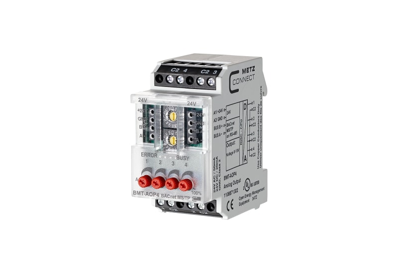 METZ CONNECT - BMT-AOP4 BACnet MS/TP