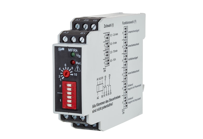 METZ CONNECT - MFRk-E12, 230 V AC / 24 V AC/DC, 0,1 min-10 h