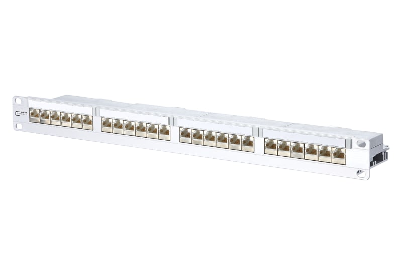 METZ CONNECT - E-DAT C6A 24 Port Patchfeld 1HE LSA modular