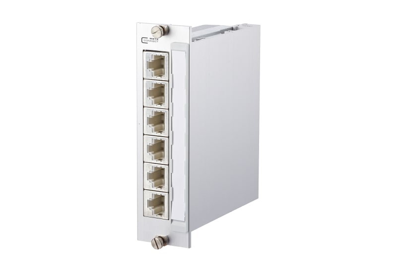 METZ CONNECT - E-DAT C6A 6 Port Patchfeld3HE 7TE LSA modular