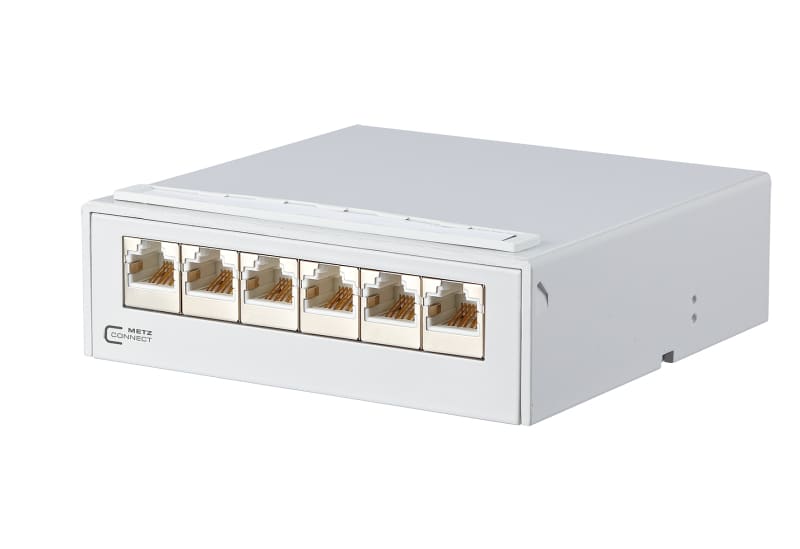 METZ CONNECT - E-DAT C6 6 Port AP-Verteiler Class EA/Cat.6 Link
