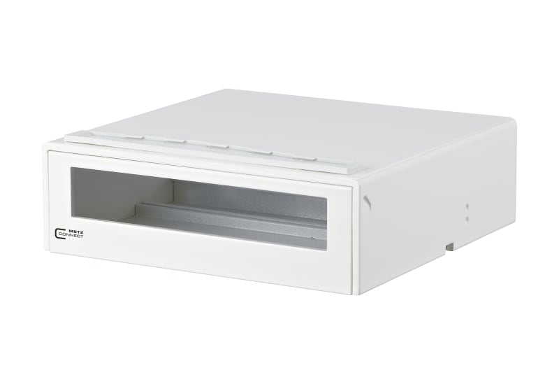 METZ CONNECT - Modulgehäuse 6x8 AP reinweiß RAL9010