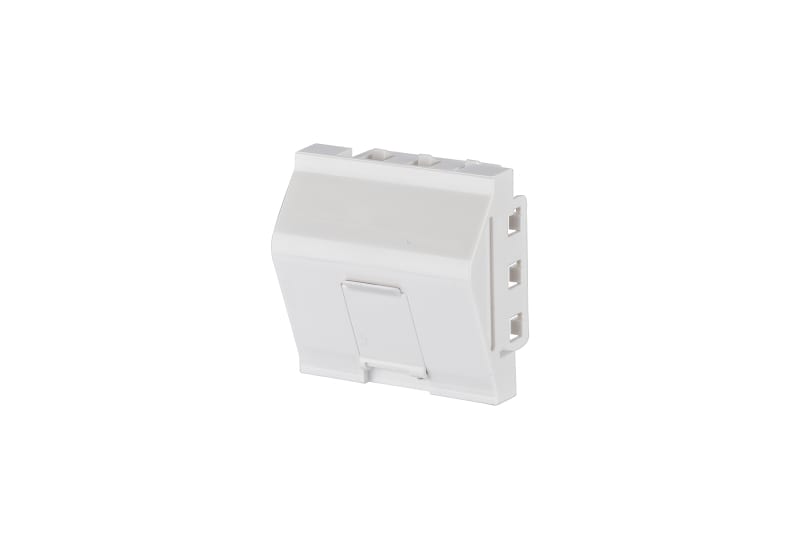 METZ CONNECT - Keystone Anschlussdose 45x45 mm 1 Port unbestückt reinweiß