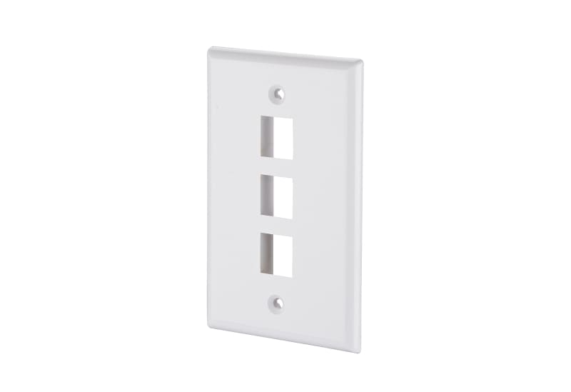 METZ CONNECT - Keystone Anschlussdose US-Style 3 P unbest reinweiß