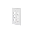 METZ CONNECT - Keystone Anschlussdose US-Style 6 P unbest reinweiß