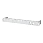 METZ CONNECT - 19'' Modultr. K 1HE Alu/lichtg 24 Port RAL7035 unbestückt