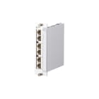 METZ CONNECT - E-DATmodul 6x8(8) 3HE Patchfeld Cat 6A Aluminium