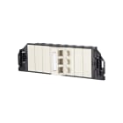 METZ CONNECT - E-DAT subway 3 Port GB3 Cat.6A perlweiß RAL1013