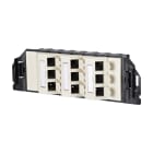 METZ CONNECT - Subway GB3 Modul 9 Port perlweiß RAL1013 unbestückt