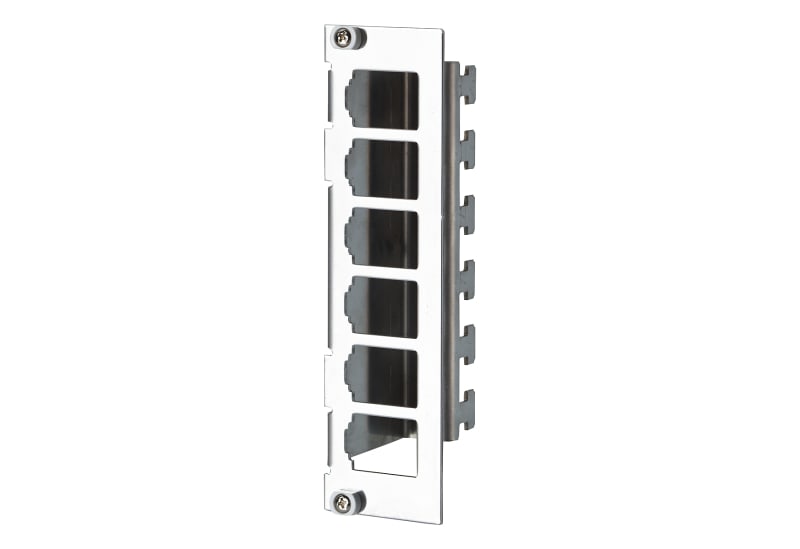 METZ CONNECT - Modulträger 6 Port 3HE 7TEEdelstahl unbestückt