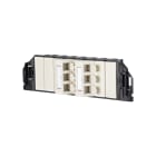 METZ CONNECT - C6Amodul 6 Port 180°M GB3 perlweiß RAL1013