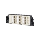 METZ CONNECT - C6Amodul 9 Port 180°M GB3 perlweiß RAL1013