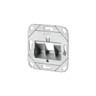 METZ CONNECT - Keystone Anschlussdose UP01 Port reinweiß RAL9010 unbest