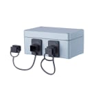 METZ CONNECT - E-DAT Industry IP67 V4 2 Port metal outlet