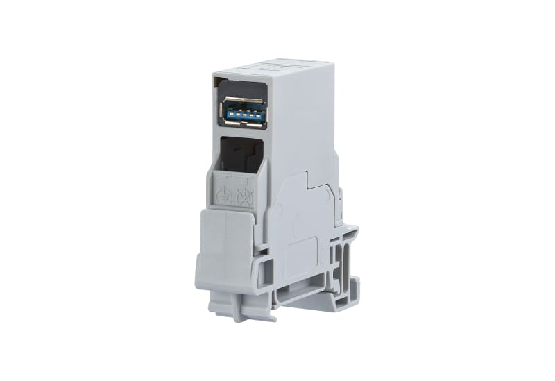 METZ CONNECT - E-DAT Industry TS35 USB 3.0 A coupler insert
