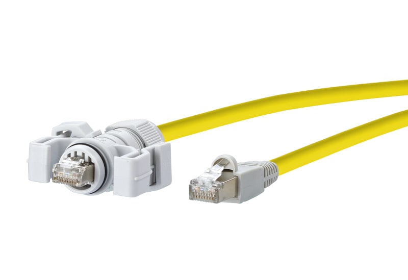 METZ CONNECT - E-DAT Industry Patchkabel V6 IP67 - RJ45 1,0 m