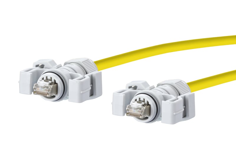METZ CONNECT - E-DAT Industry Patchkabel V6 IP67 - IP67 2,0 m
