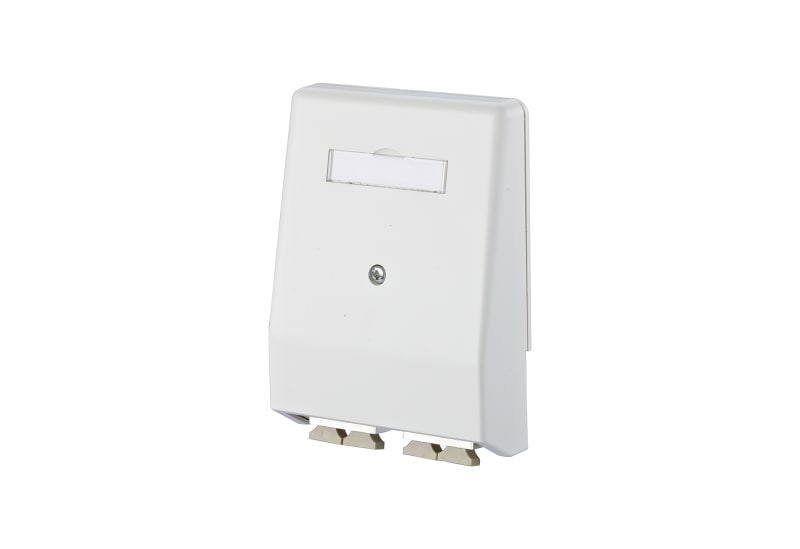 METZ CONNECT - OpDAT 4 UP 2xSC-D MM bestückt reinweiss, 2Kupp/metall/Ph-Br