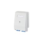 METZ CONNECT - OpDAT 4 AP 2xSC-D MM bestückt reinweiss, 2Kupp/metall/Ph-Br