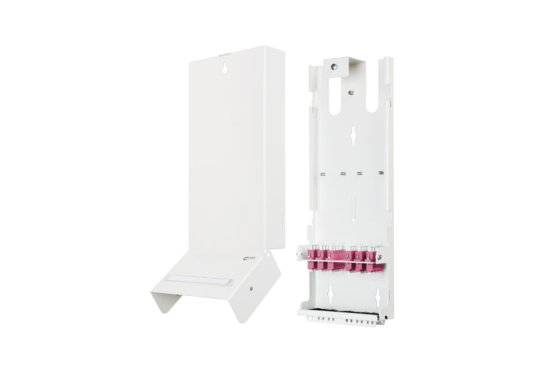 METZ CONNECT - CP VIK 6xLC-Q OM4 33x13x4,5cm, 6 Kup/viol/Ker