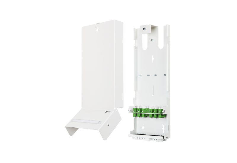 METZ CONNECT - CP VIK 6xLC-Q APC OS2 33x13x4,5cm, 6 Kup/grün/Ker