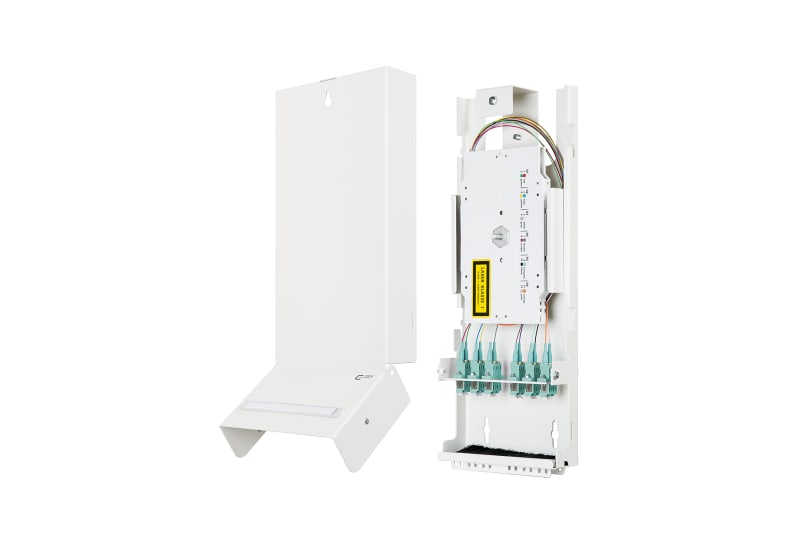 METZ CONNECT - CP splice 6xLC-D OM3 12Pigt 33x13x4,5cm, 6 Kup/aqua/Ker