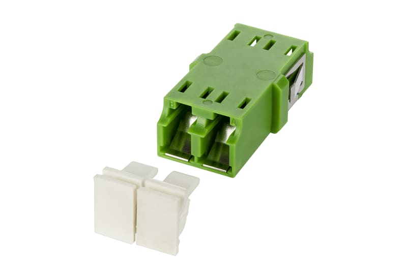 METZ CONNECT - OpDAT Kupplung LC-D APC grün/Innen-Shutter/ohneFlansch