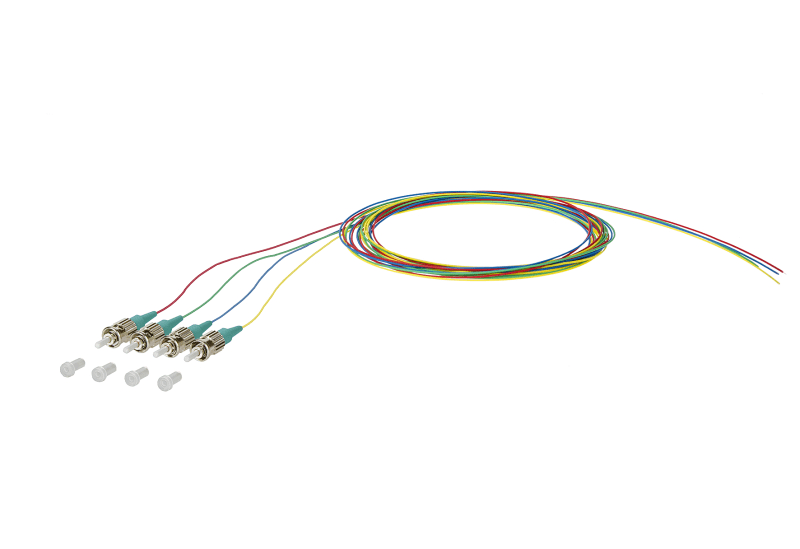 METZ CONNECT - OpDAT Pigtail ST-PC 0,9mm STB OM3 2m 4Frb/890842M1AO20-4
