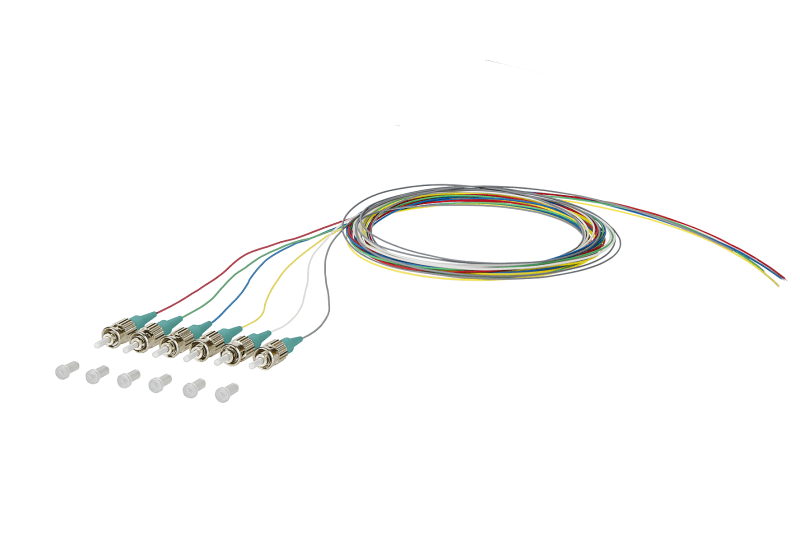 METZ CONNECT - OpDAT Pigtail ST-PC 0,9mm STB OM3 2m 6Frb/890842M1AO20-6